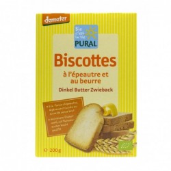 Biscotte epeautre beurre