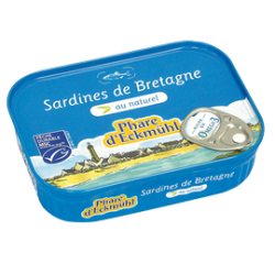 Sardines au naturel 95g