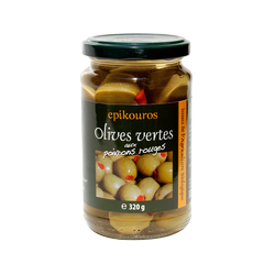 Olives vertes farcies aux...